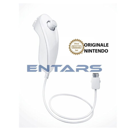 Nunchuck Controller per Nintendo Wii colore Bianco Accessorio pad ORIGINALE