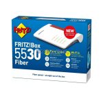 Fritzbox 5530 Router Mesh Wi-Fi 6- 2.400Mbit+600 Fiber 1 Gbit/s SFP NON INCLUSO