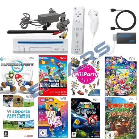 Nintendo wii Console 1 Controller HDMI ,ideale per gioco o Attività sport