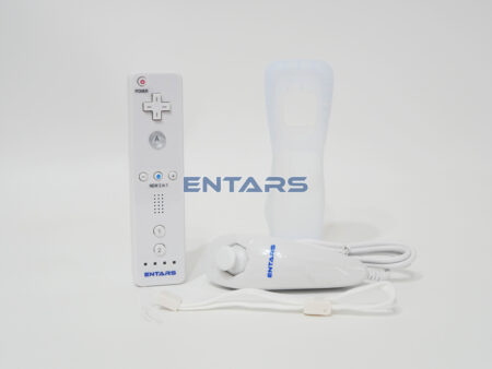 Controller Nintendo Wii 2 IN 1 Originale Entars Motion Plus integrato e Nunchak