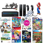 Nintendo wii Console Nera 2 Controller Completa ,ideale per gioco o Attività sport