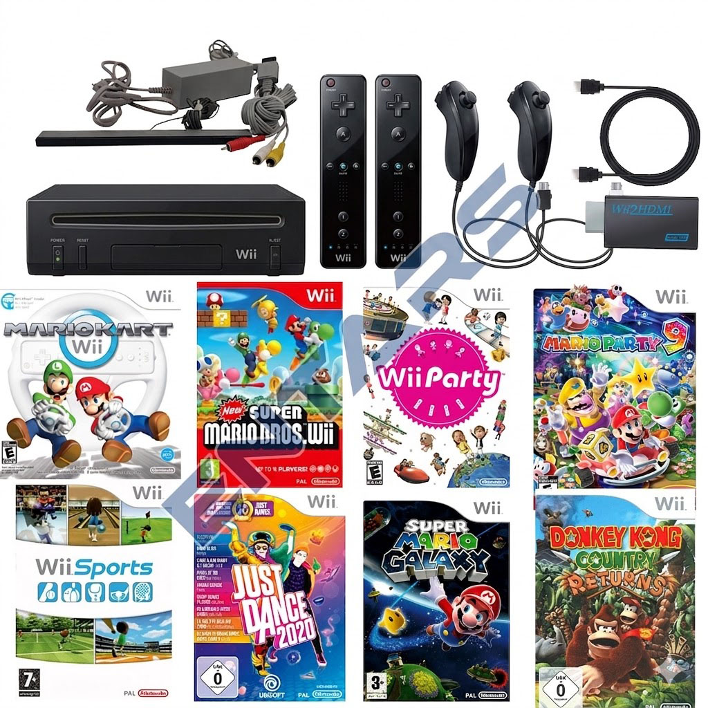 wii nera 2 controller hdmi foto catalogo copia